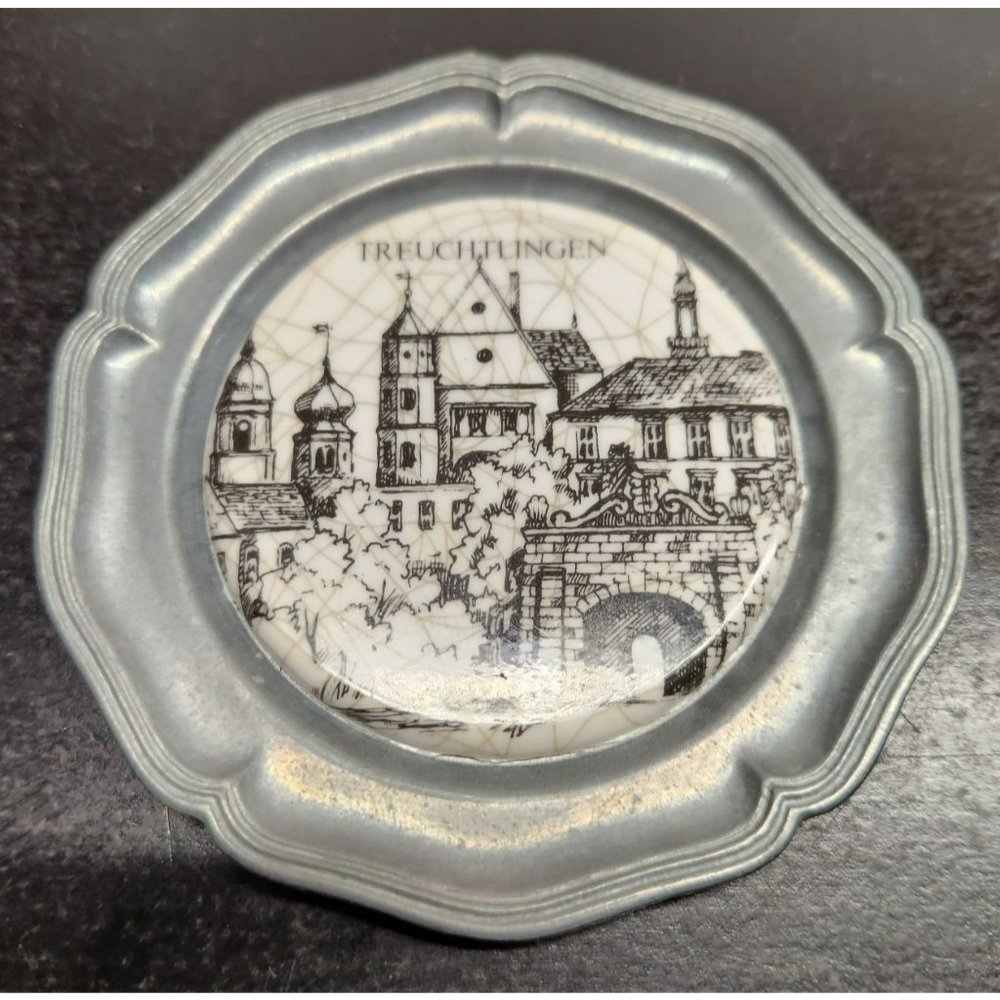 Vintage‎ Ashtray with inlay of Treuchtlingen
